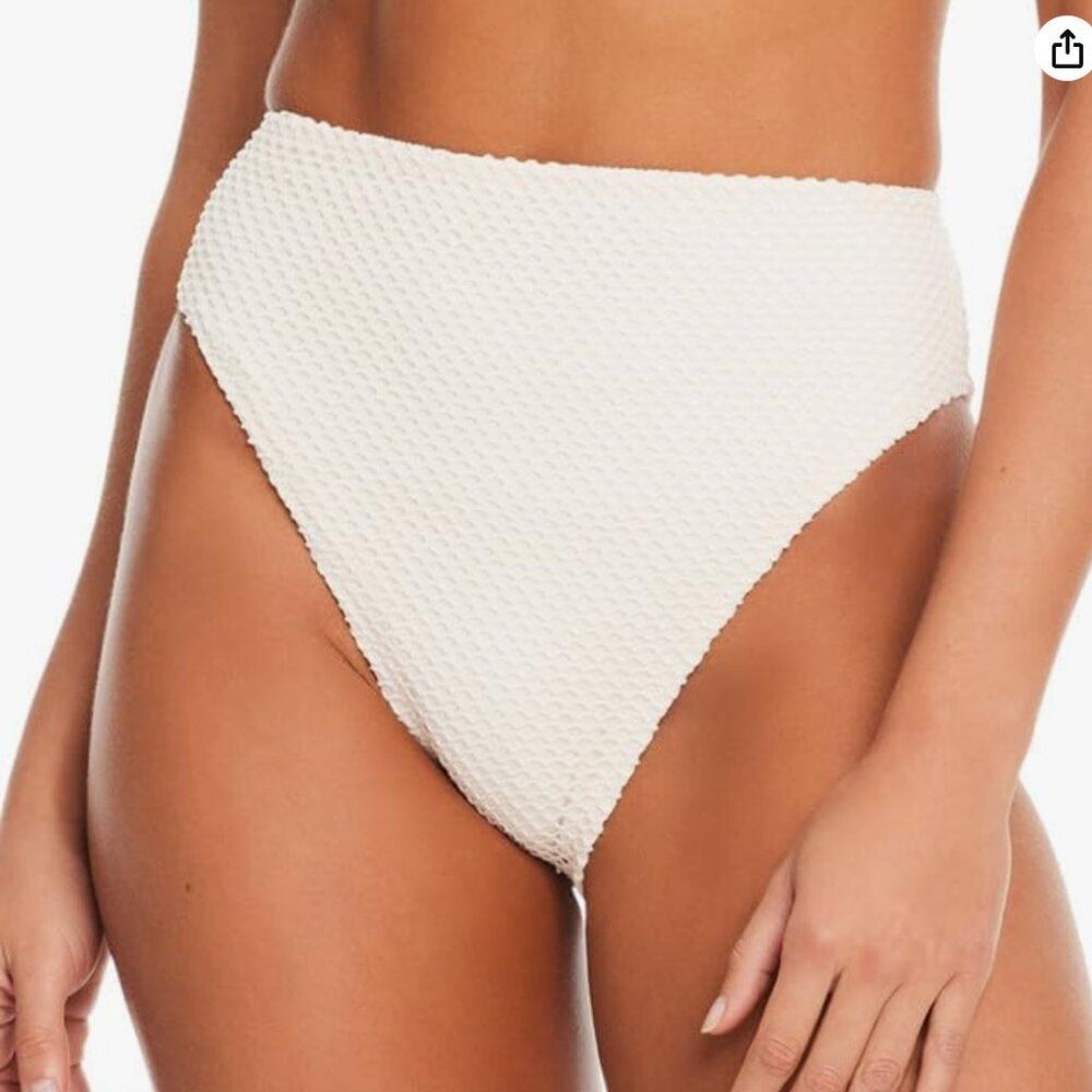 Sanctuary Women's Mesh High-Waist Bikini Bottoms Size XL Swimwear
